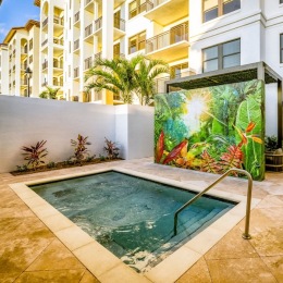 a swimming pool